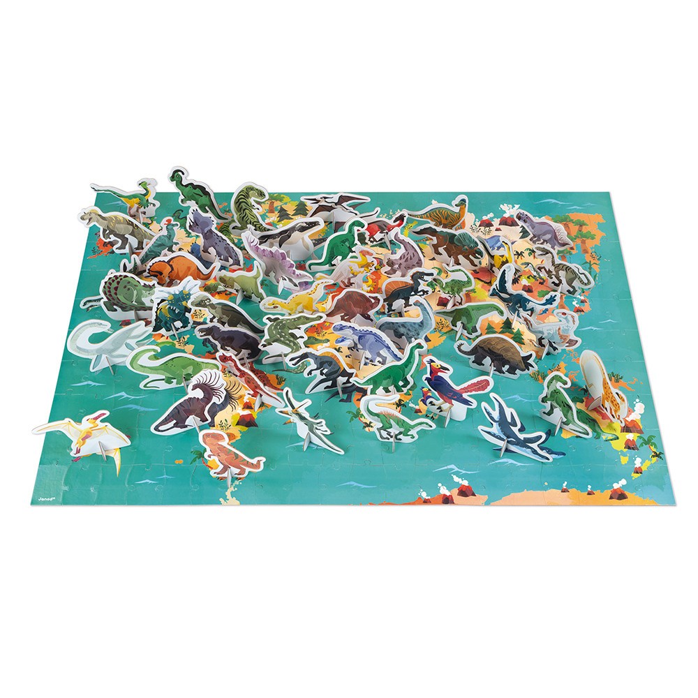 Educational Giant 200 Piece Puzzle - The Dinosaurs
