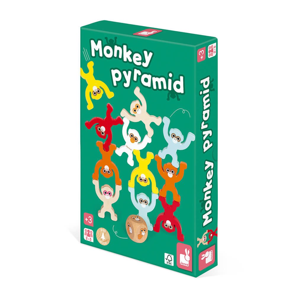 Monkey Pyramid Stacking Game by Janod