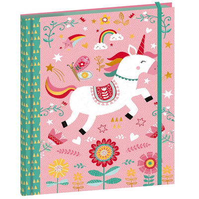 Notebook with Elastic Fox & Unicorn