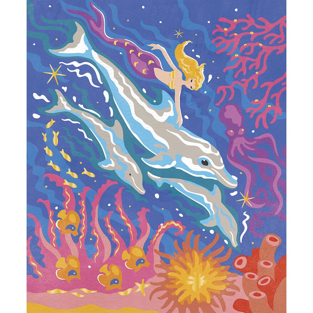 Paint By Numbers - Dolphins