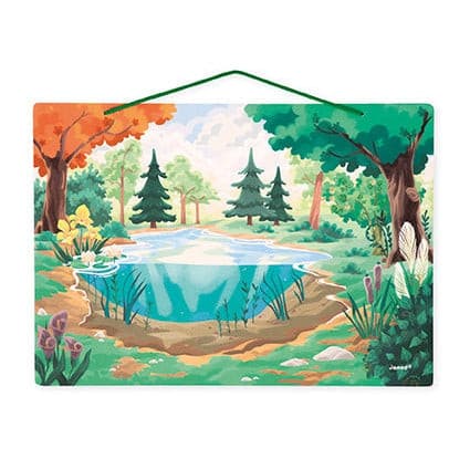 Pond Magnetic Picture Board-Puzzles-Janod-Yes Bebe