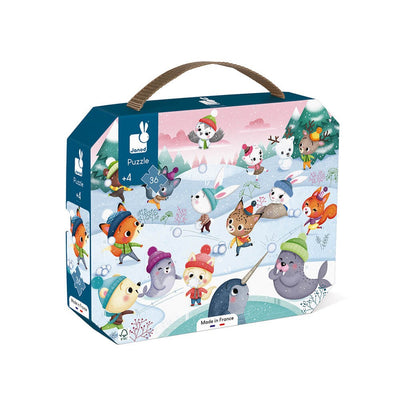 Snow Party 36 Piece Puzzle by Janod