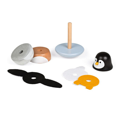 Zigolos Penguin Stacker & Rocker Toddler Toy