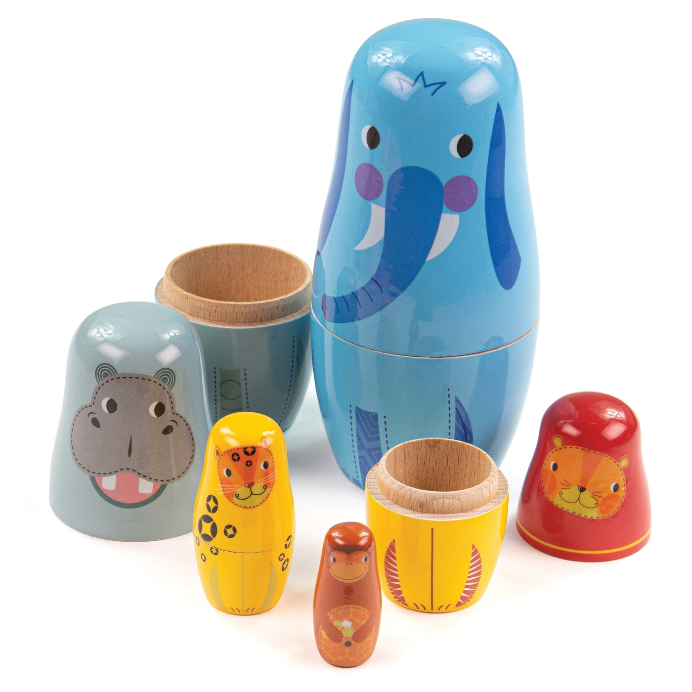 Jungle Animal Russian Dolls