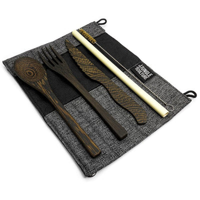 Jungle Culture Cutlery Set - Made from Reclaimed Wood