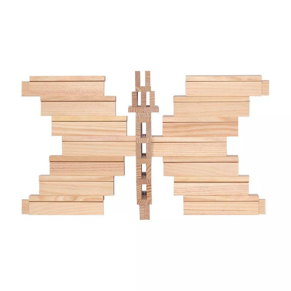 Kapla 100 Wooden Construction Blocks in Wooden Box