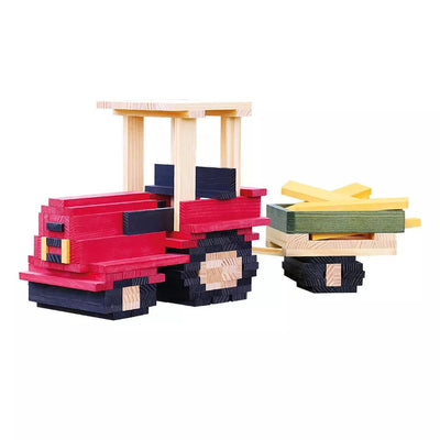 Tractor Case - The New Guided Wooden Block Construction Game