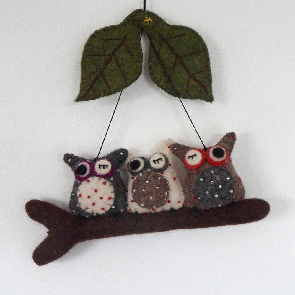 Koseli Sleeping Owls Mobile