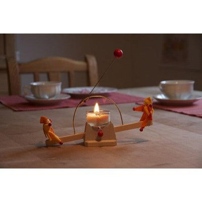 Kraul Candle Seesaw with Dolls