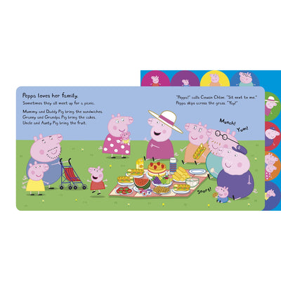 Peppa Pig: Peppa and Family: Tabbed Board Book