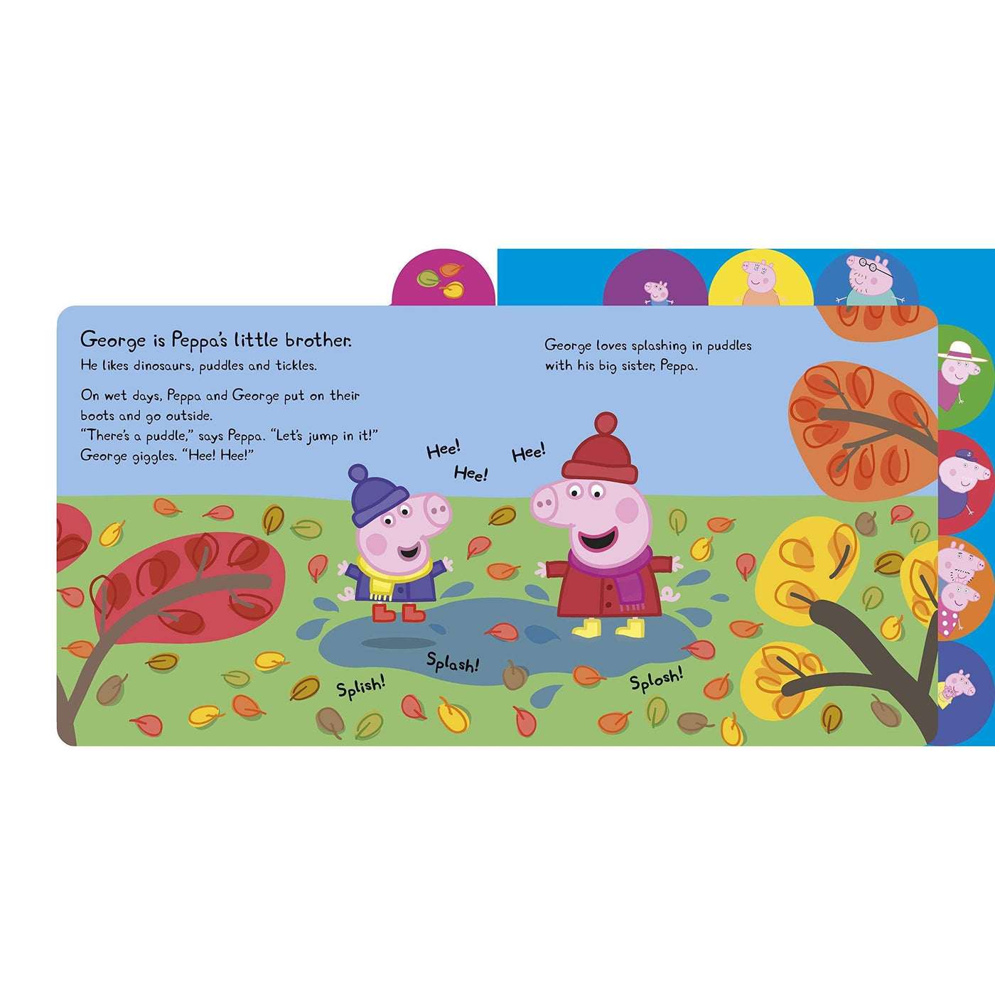 Peppa Pig: Peppa and Family: Tabbed Board Book