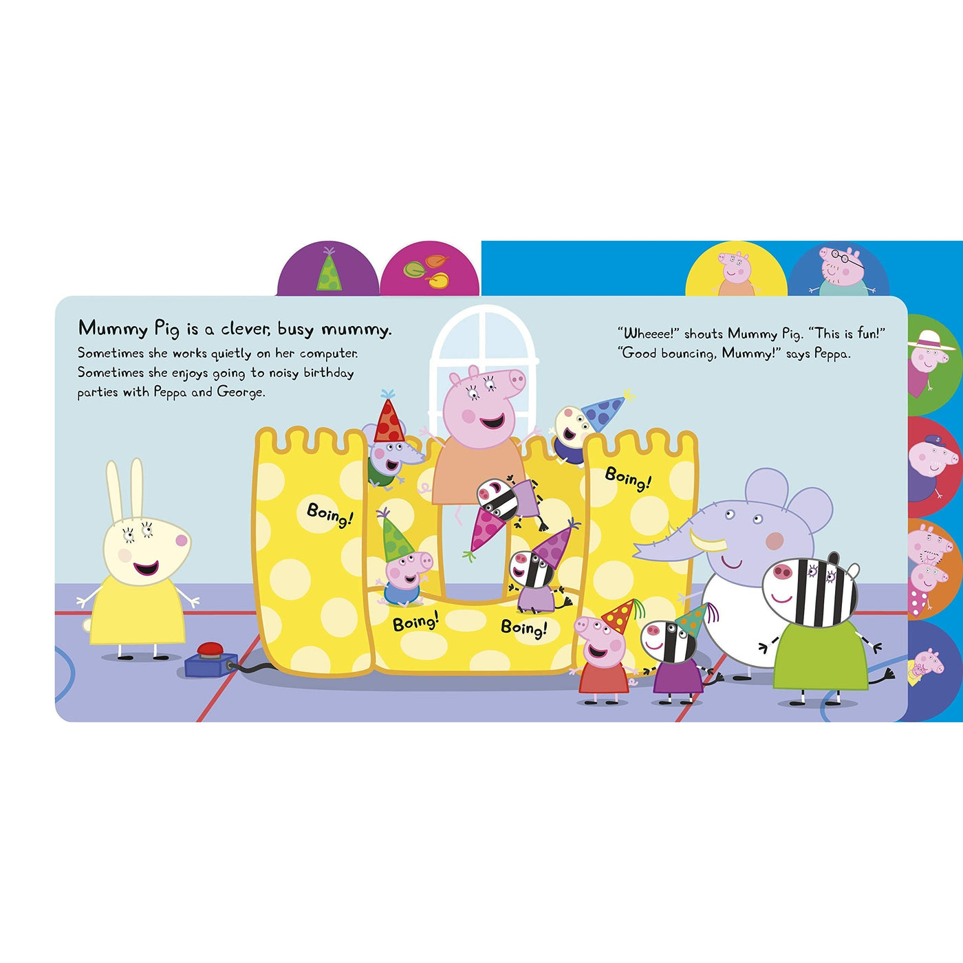 Peppa Pig: Peppa and Family: Tabbed Board Book