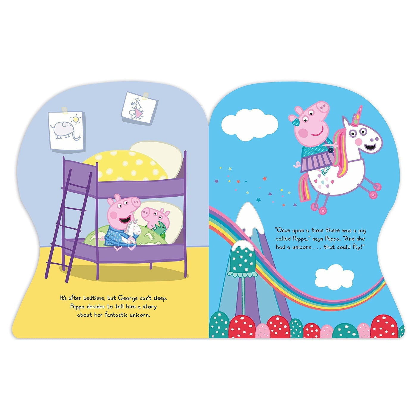 Peppa Pig: Peppa's Fantastic Unicorn Shaped Board Book