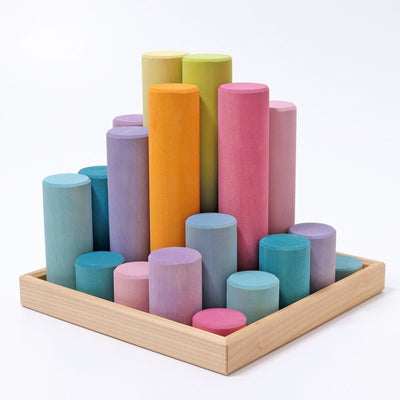 Large Building Rollers Pastel-Grimm's-Yes Bebe