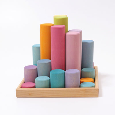 Large Building Rollers Pastel-Grimm's-Yes Bebe