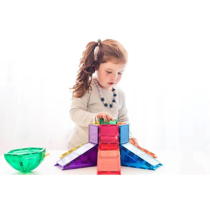 Learn & Grow Magnetic Tiles - Dome Pack (18 piece)