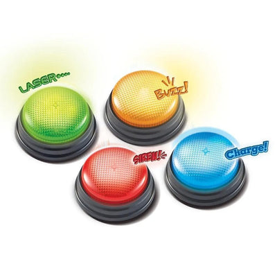 Lights And Sounds Buzzers (Set of 4)-Classroom Aids-Learning Resources-Yes Bebe