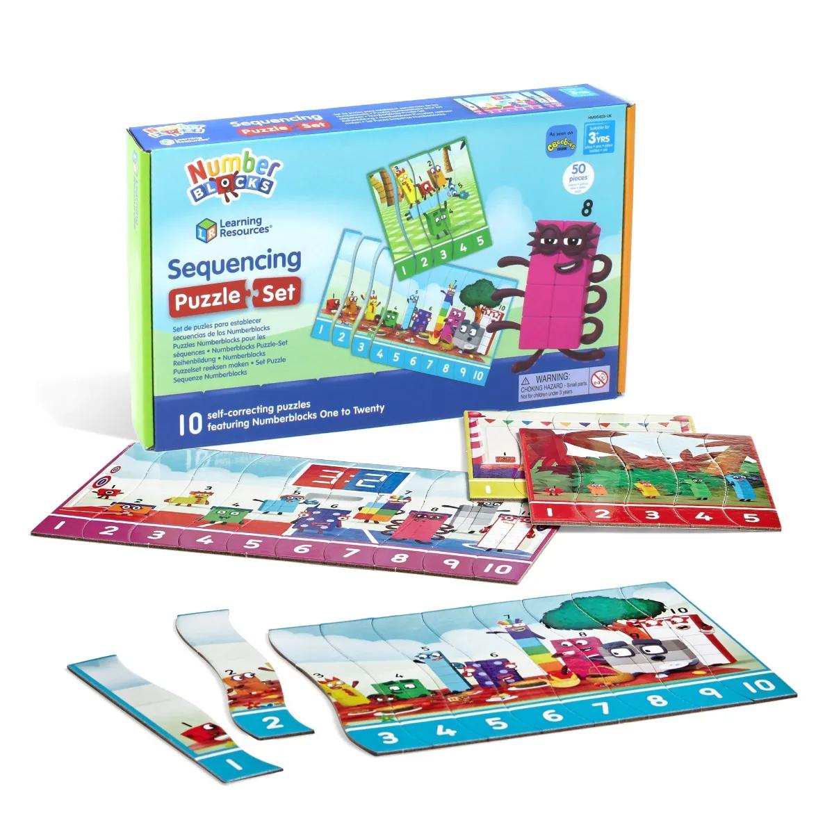Numberblocks Sequencing Puzzle-Jigsaw Puzzles-Learning Resources-Yes Bebe