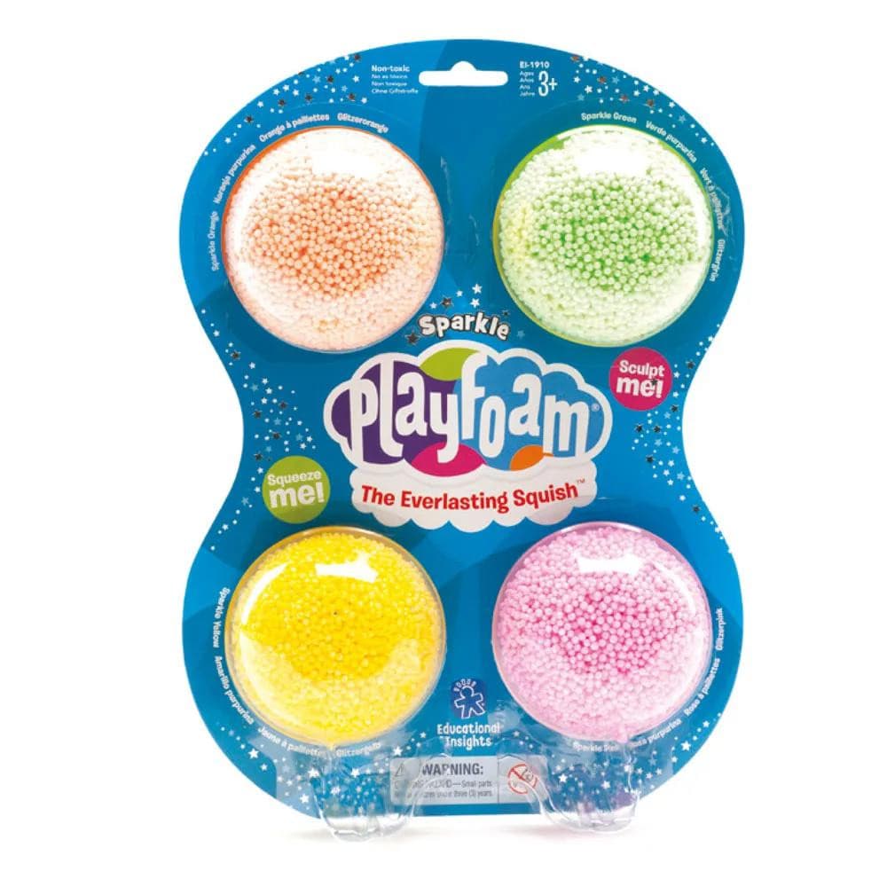 Playfoam® Sparkle (4 Pack)-Sensory Foam-Learning Resources-Yes Bebe