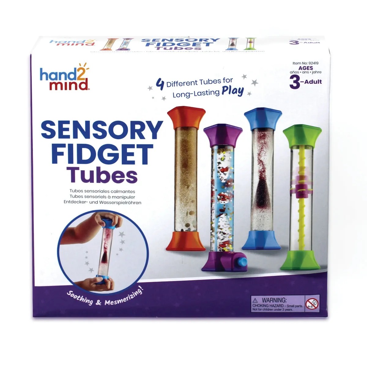Sensory Fidget Tubes - Perfect for Exploring Light Colour and Sensory Play