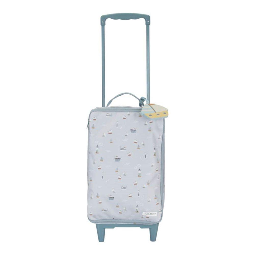 Children's Suitcase - Sailors Bay Blue-Suitcases-Little Dutch-Yes Bebe