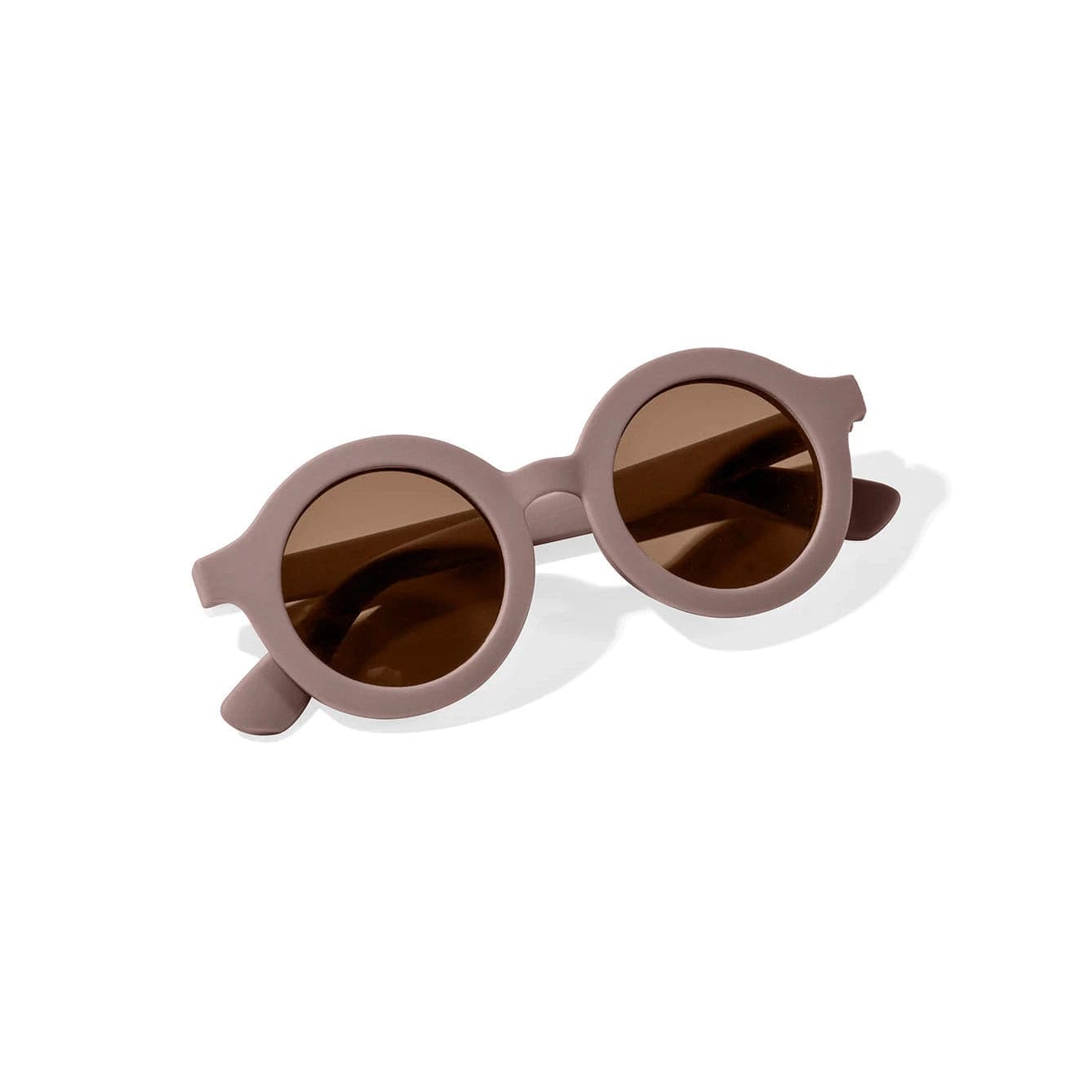 Kids Sunglasses Round - Mauve-Sunglasses-Little Dutch-Yes Bebe