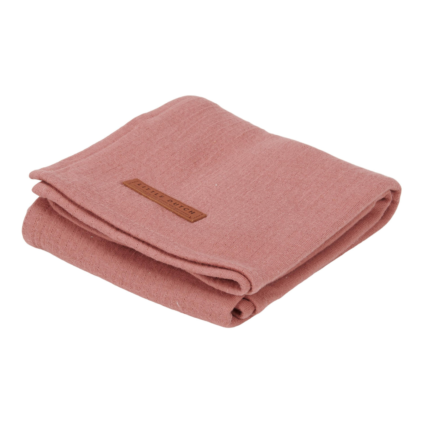 Little Dutch Swaddle Cloth 120 x 120cm Pure Pink Blush