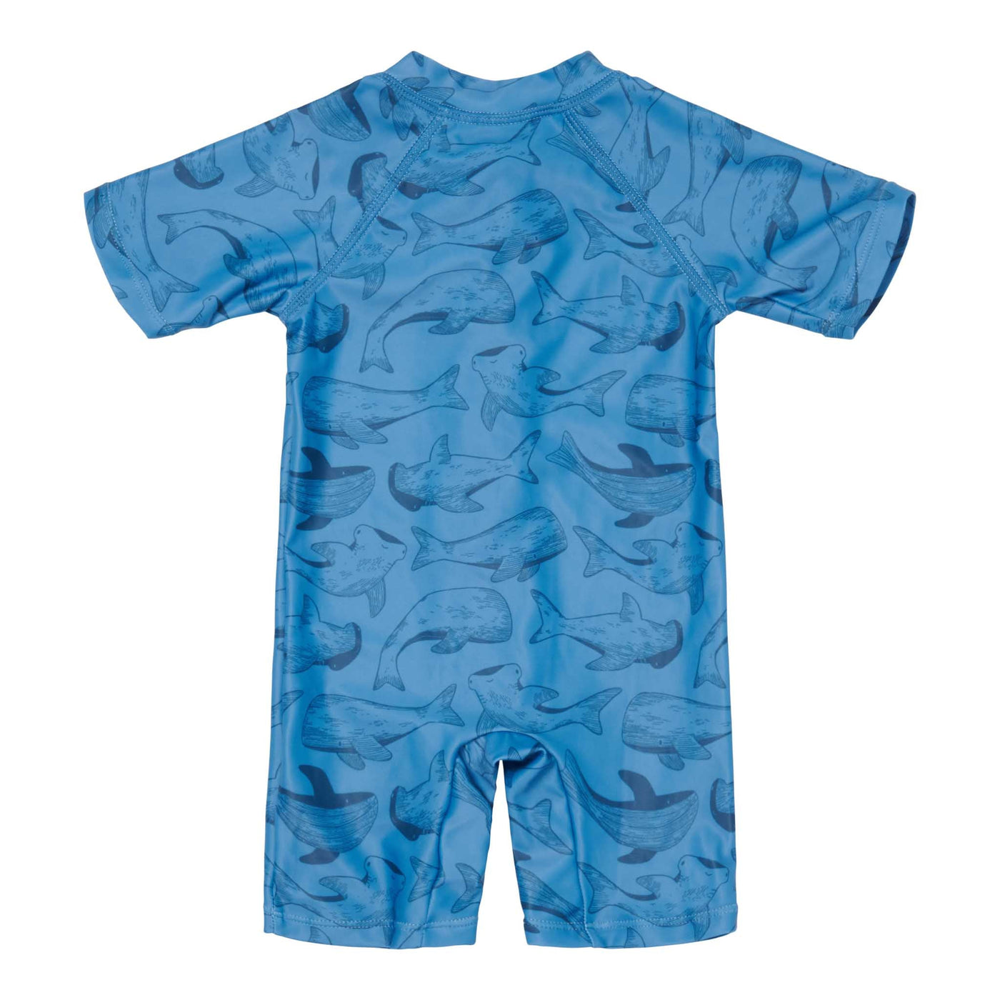 Swimsuit Short Sleeves - Sea Life Blue-Swimsuit-Little Dutch-Yes Bebe