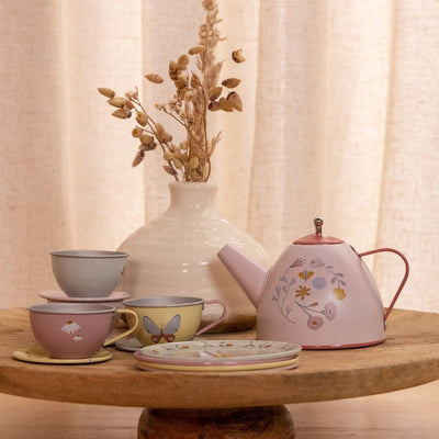 Little Dutch Tin Tea Set - Flowers & Butterflies