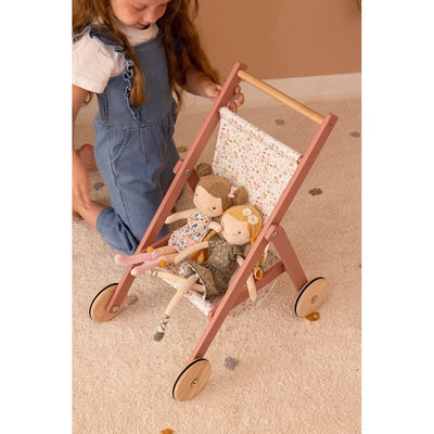 Little Dutch Wooden Doll Stroller