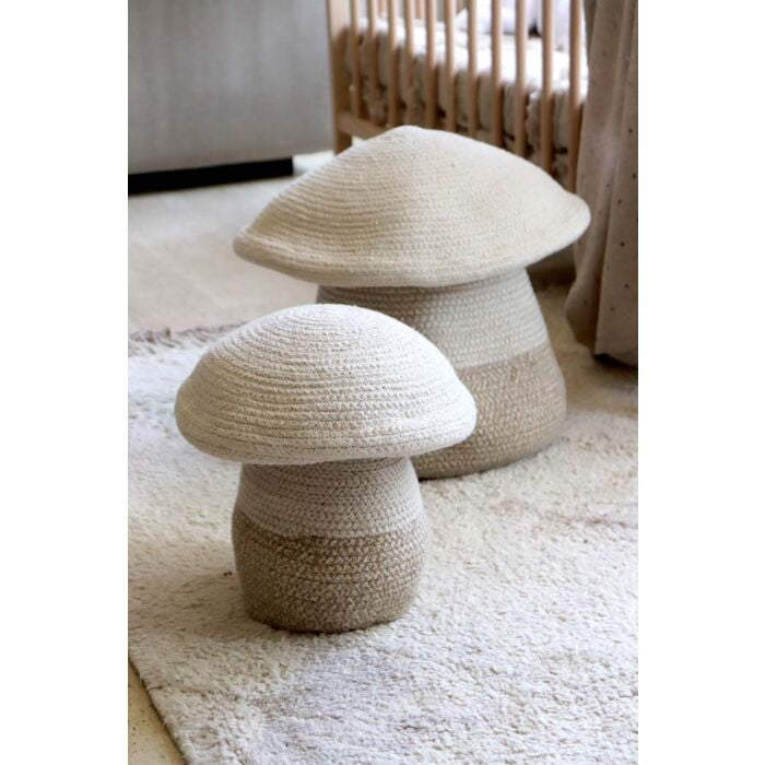 Lorena Canals Cotton Wood Baby Mushroom Basket