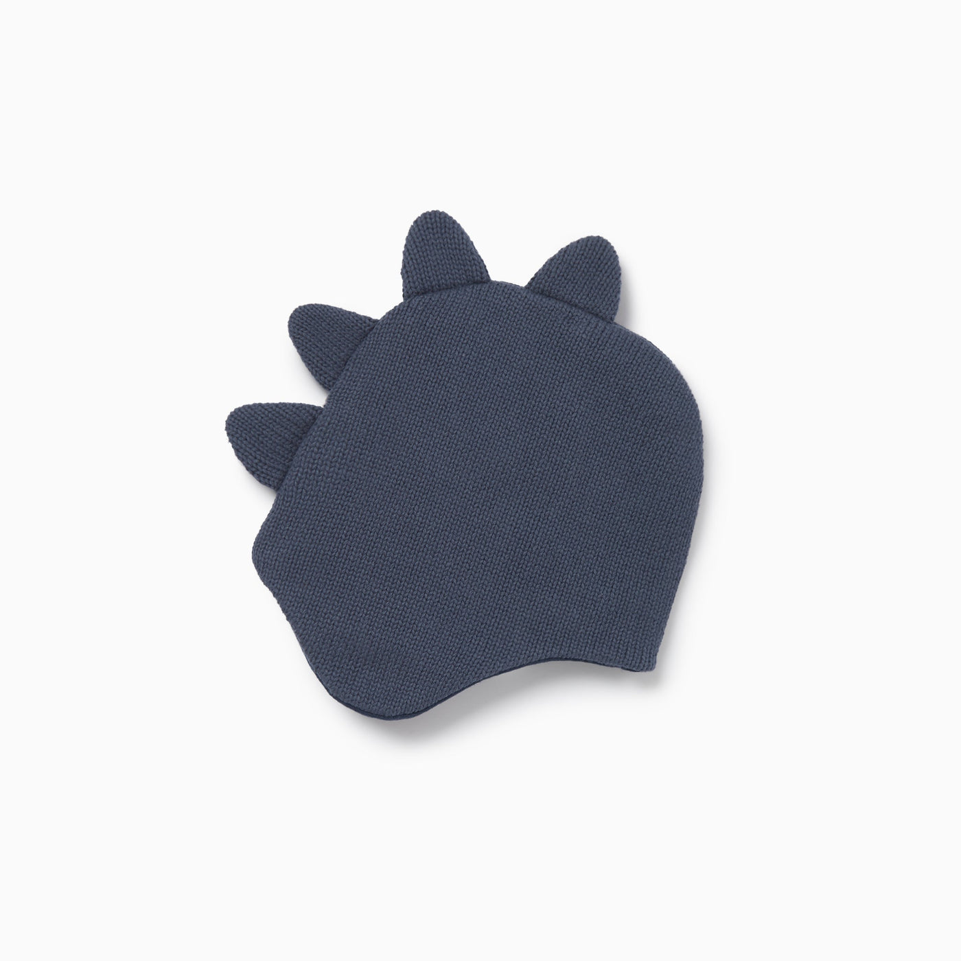 Dino Knitted Trapper Hat - Navy