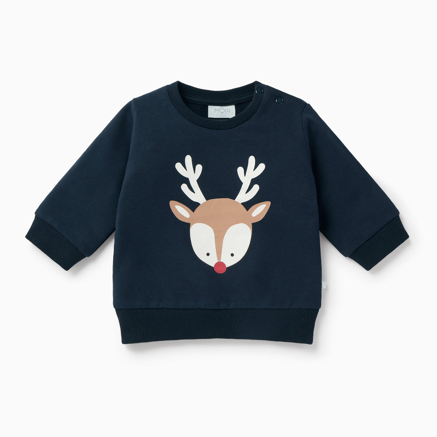 Reindeer Sweatshirt - Navy