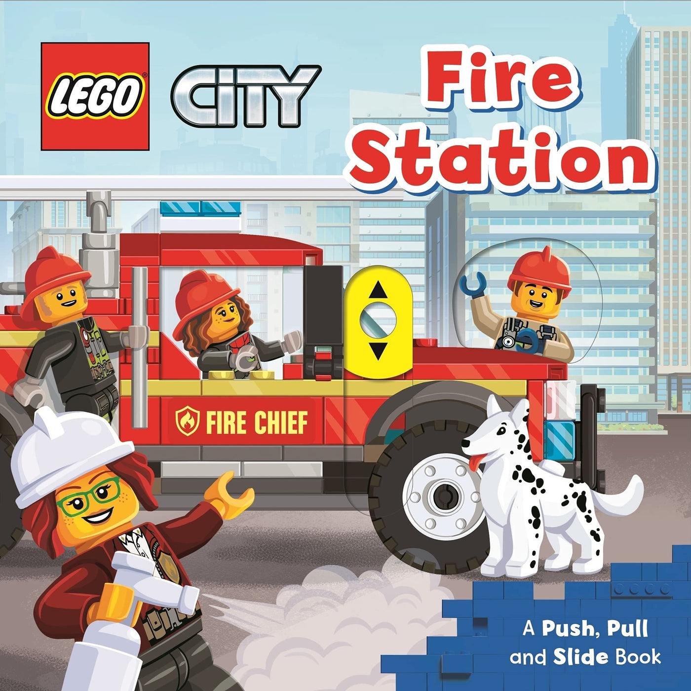 Lego® City Fire Station: A Push Pull And Slide Book