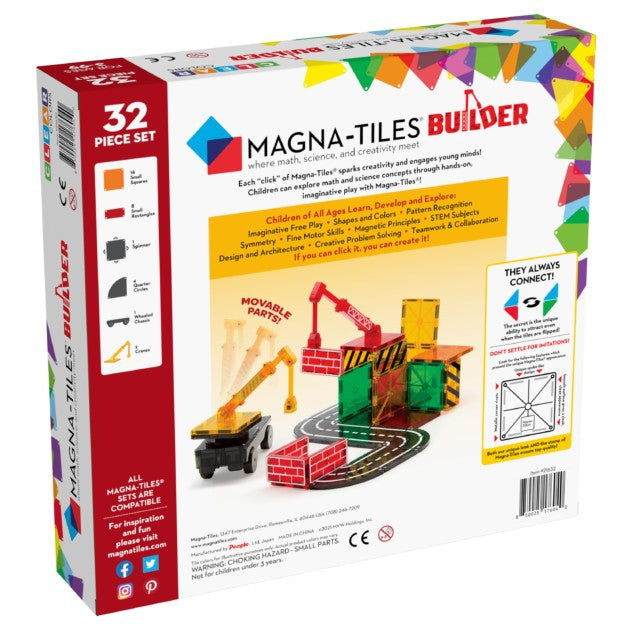 Magna-Tiles® Builder 32 Piece Set