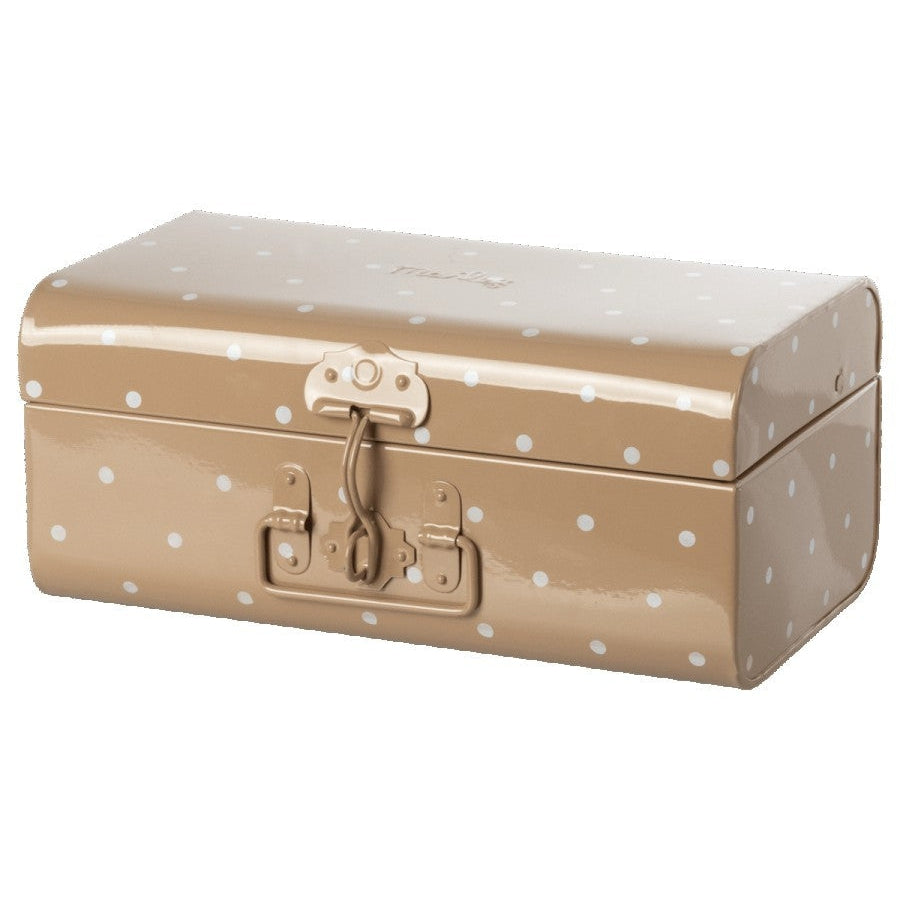 Home Small Storage Suitcase - Rose with Dots