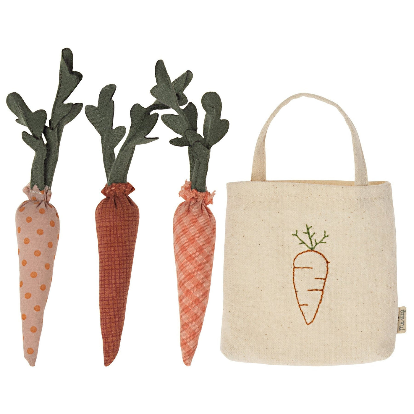 Miniature Carrots in Shopping Bag