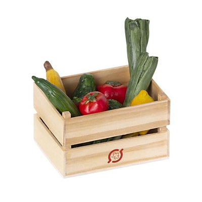 Miniature Veggies & Fruits in Crate
