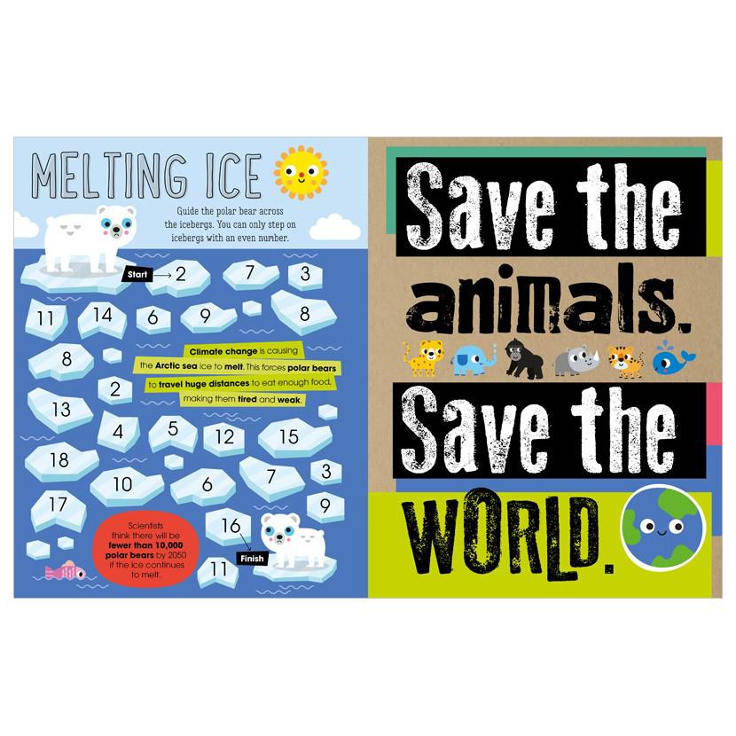 Helping Save Our Animals Activity Book