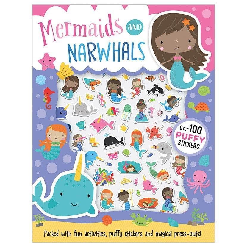 Mermaids And Narwhals Puffy Sticker Activity Book