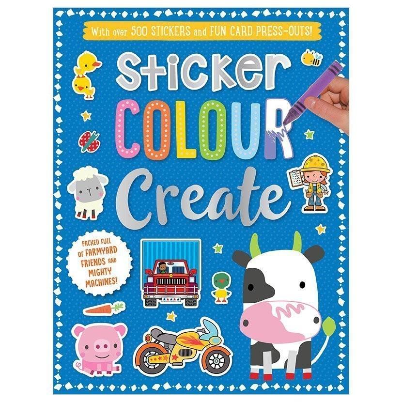Sticker Colour Create Farm Animals And Big & Mighty