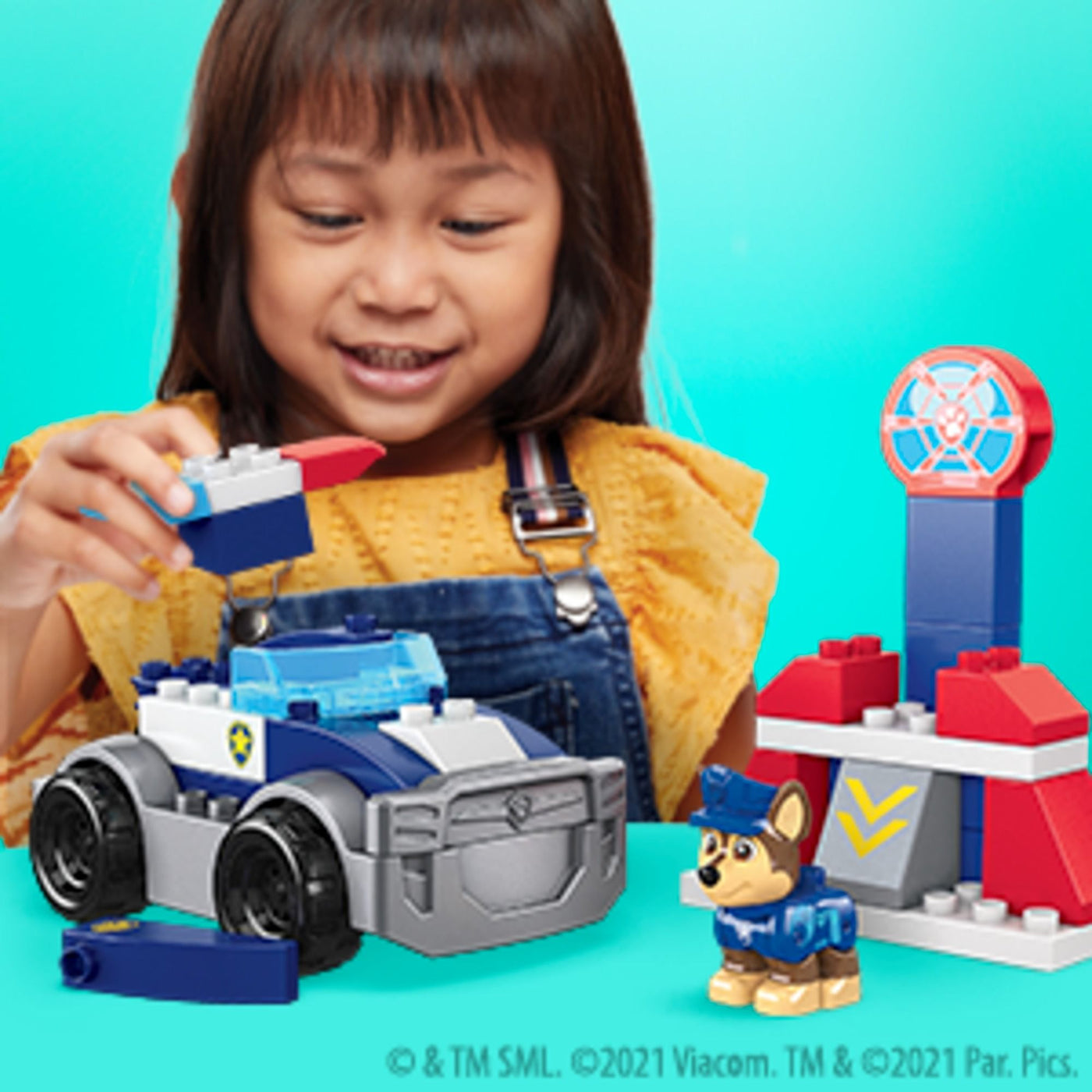 Mega Bloks Paw Patrol Buildable Chase's City Police Cruiser