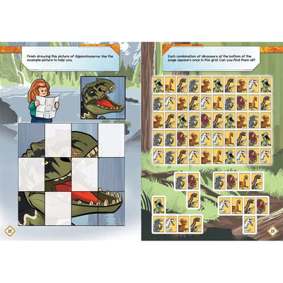 Lego® Jurassic World: Alan Grant's Missions: Activity Book With Alan Grant Minifigure