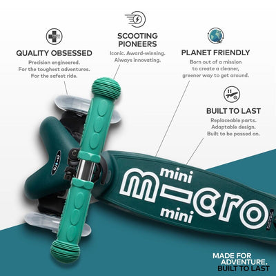 Mini Micro Eco Scooter Green