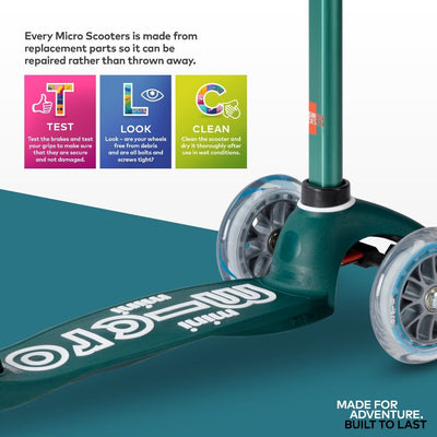 Mini Micro Eco Scooter Green