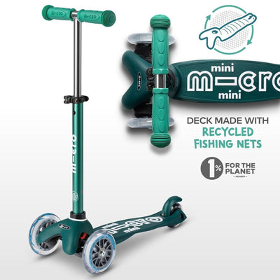 Mini Micro Eco Scooter Green