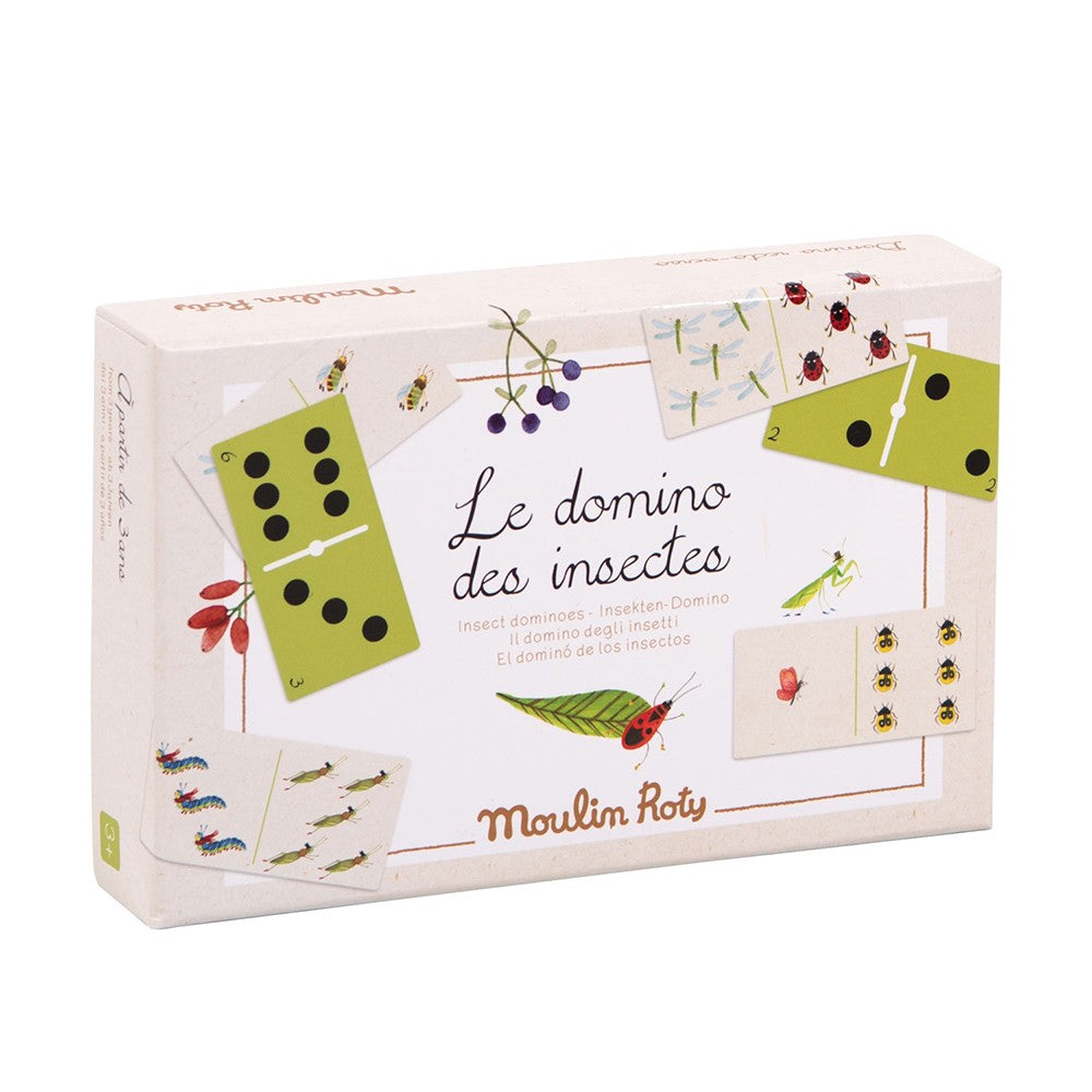 Moulin Roty Insect Dominoes Game - Le Jardin de Moulin-Moulin Roty-Yes Bebe