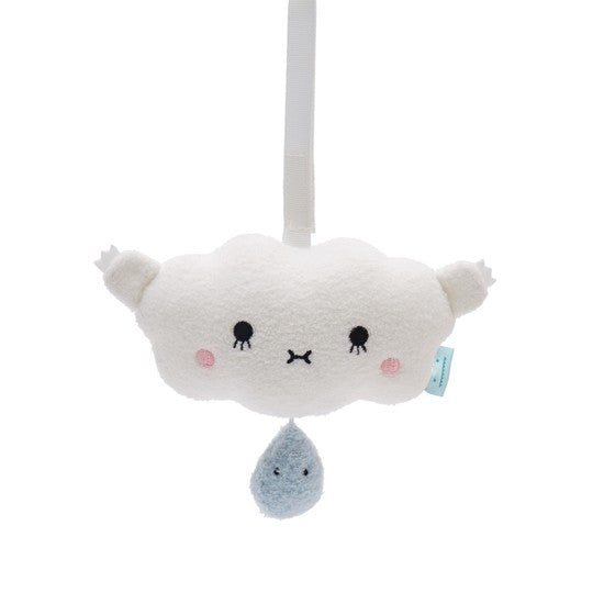 Noodoll Music Mobile for Babies - Ricehush Cloud - White