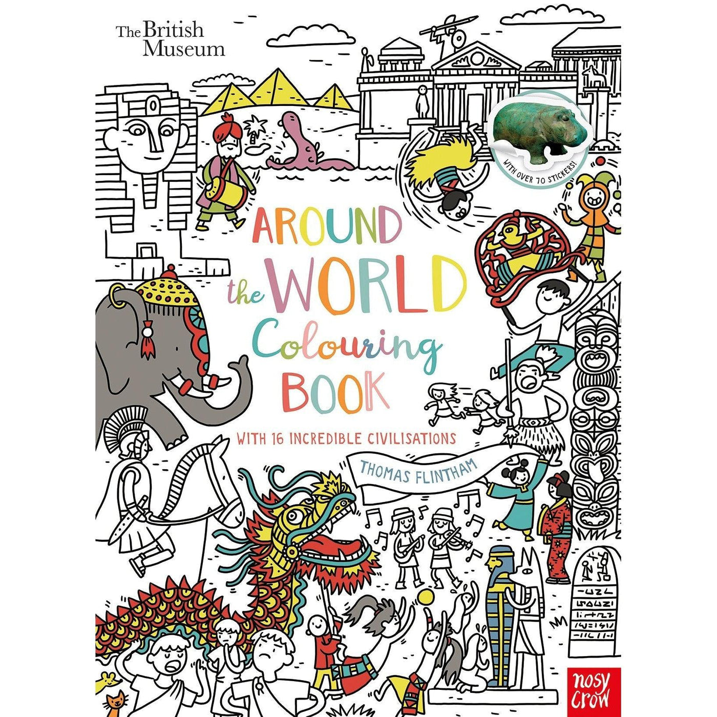 British Museum: Around The World Colouring Book - Thomas Flintham