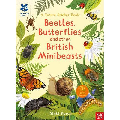National Trust: Beetles, Butterflies And Other British Minibeasts Sticker Book - Nikki Dyson